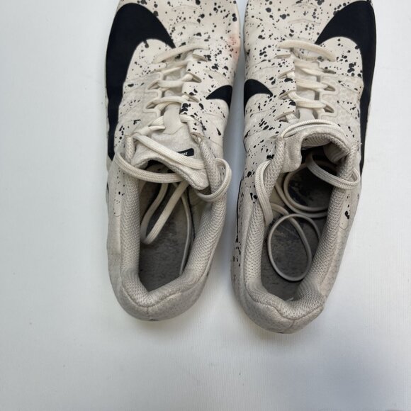 Nike Zoom Rival S Racing Spikes Men Sz 10 US Black White Track Field Shoes Read - Picture 8 of 16